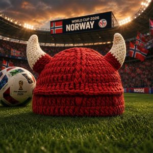 Norway FIFA World Cup 2026 Viking Beanie Hat