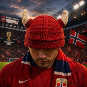 Norway FIFA World Cup 2026 Viking Beanie Hat