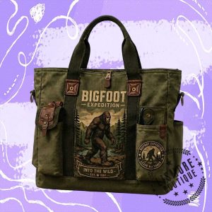 Bigfoot Expedition Into The Wild Est 1967 Tote Bag