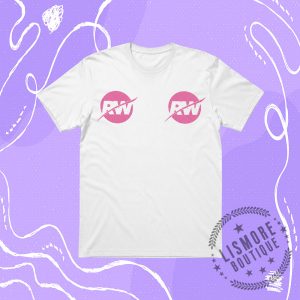Robbie Williams At Bilbao BBK Live Pink RW Logo Shirt