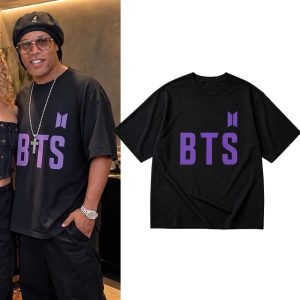 Ronaldinho x BTS Purple Logo Shirt