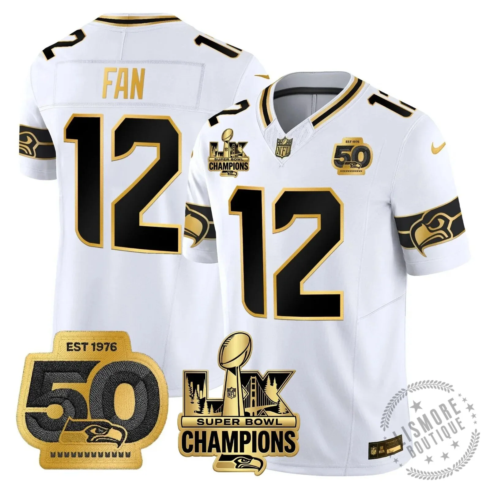 Seattle Seahawks Jaxon Smith-Njigba Super Bowl Champions Throwback Football Jersey 204 Seattle Seahawks Jaxon Smith-Njigba Super Bowl Champions Throwback Football Jersey