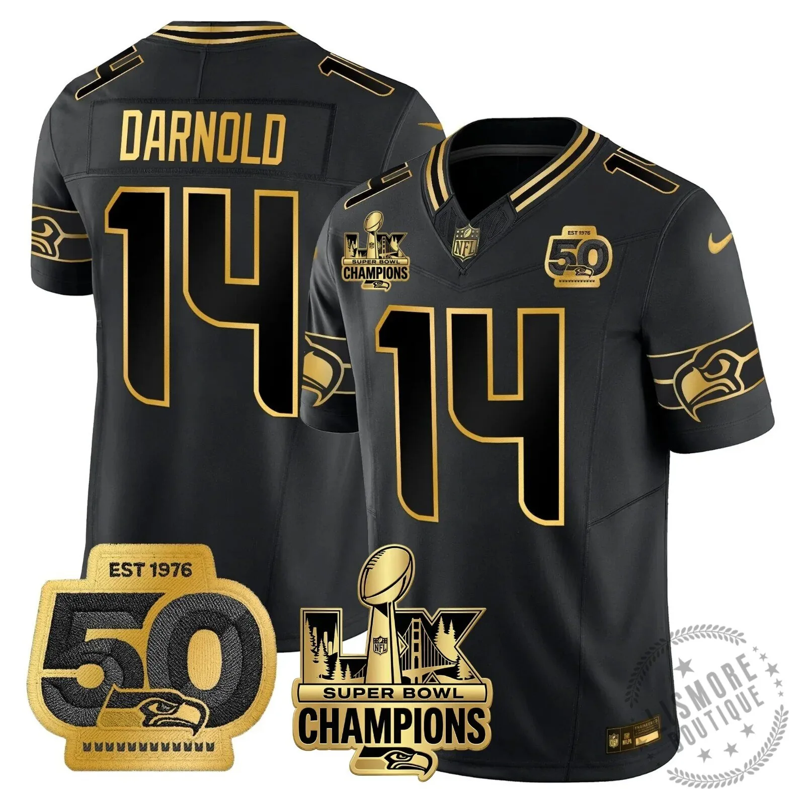 Seattle Seahawks Jaxon Smith-Njigba Super Bowl Champions Throwback Football Jersey 206 Seattle Seahawks Jaxon Smith-Njigba Super Bowl Champions Throwback Football Jersey