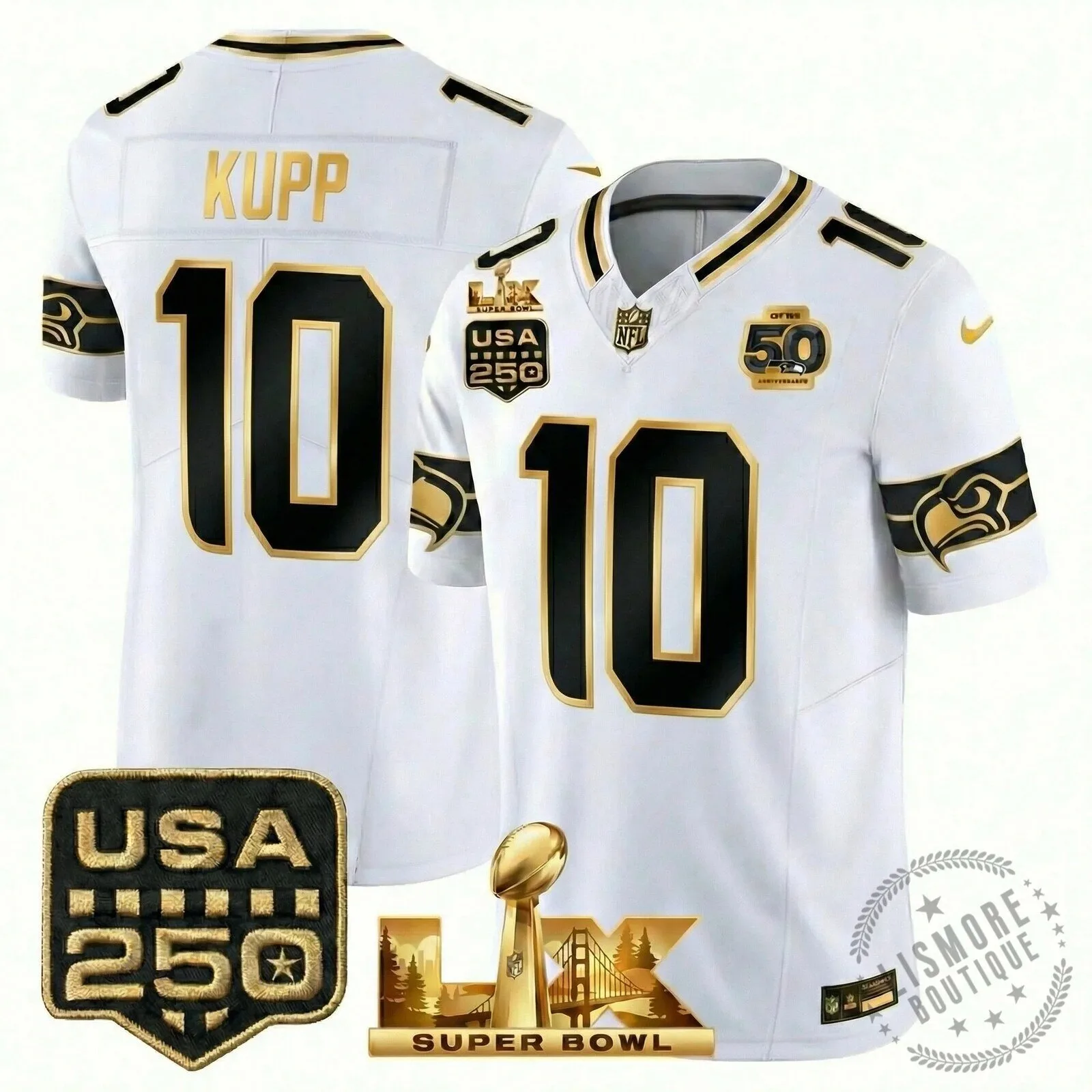 Seattle Seahawks Jaxon Smith-Njigba Super Bowl Champions Throwback Football Jersey 213 Seattle Seahawks Jaxon Smith-Njigba Super Bowl Champions Throwback Football Jersey