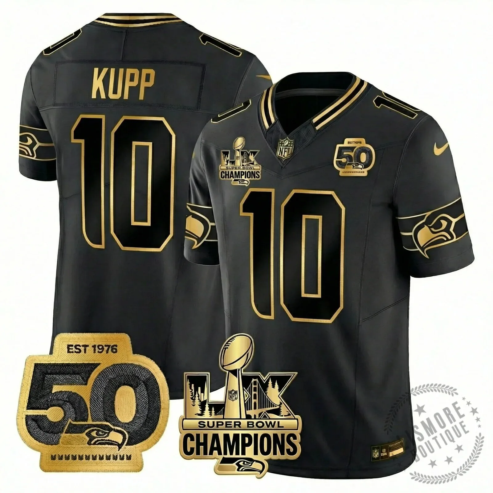 Seattle Seahawks Jaxon Smith-Njigba Super Bowl Champions Throwback Football Jersey 222 Seattle Seahawks Jaxon Smith-Njigba Super Bowl Champions Throwback Football Jersey