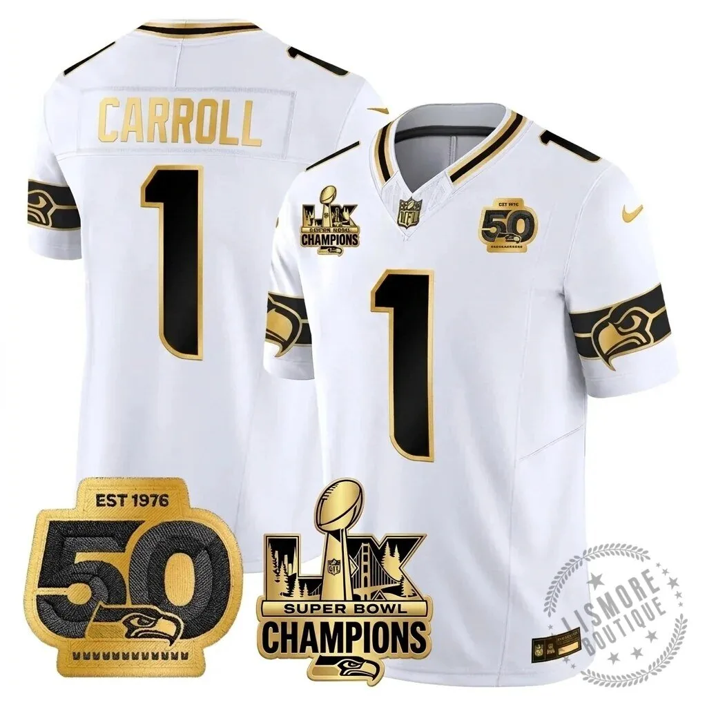 Seattle Seahawks Jaxon Smith-Njigba Super Bowl Champions Throwback Football Jersey 267 Seattle Seahawks Jaxon Smith-Njigba Super Bowl Champions Throwback Football Jersey