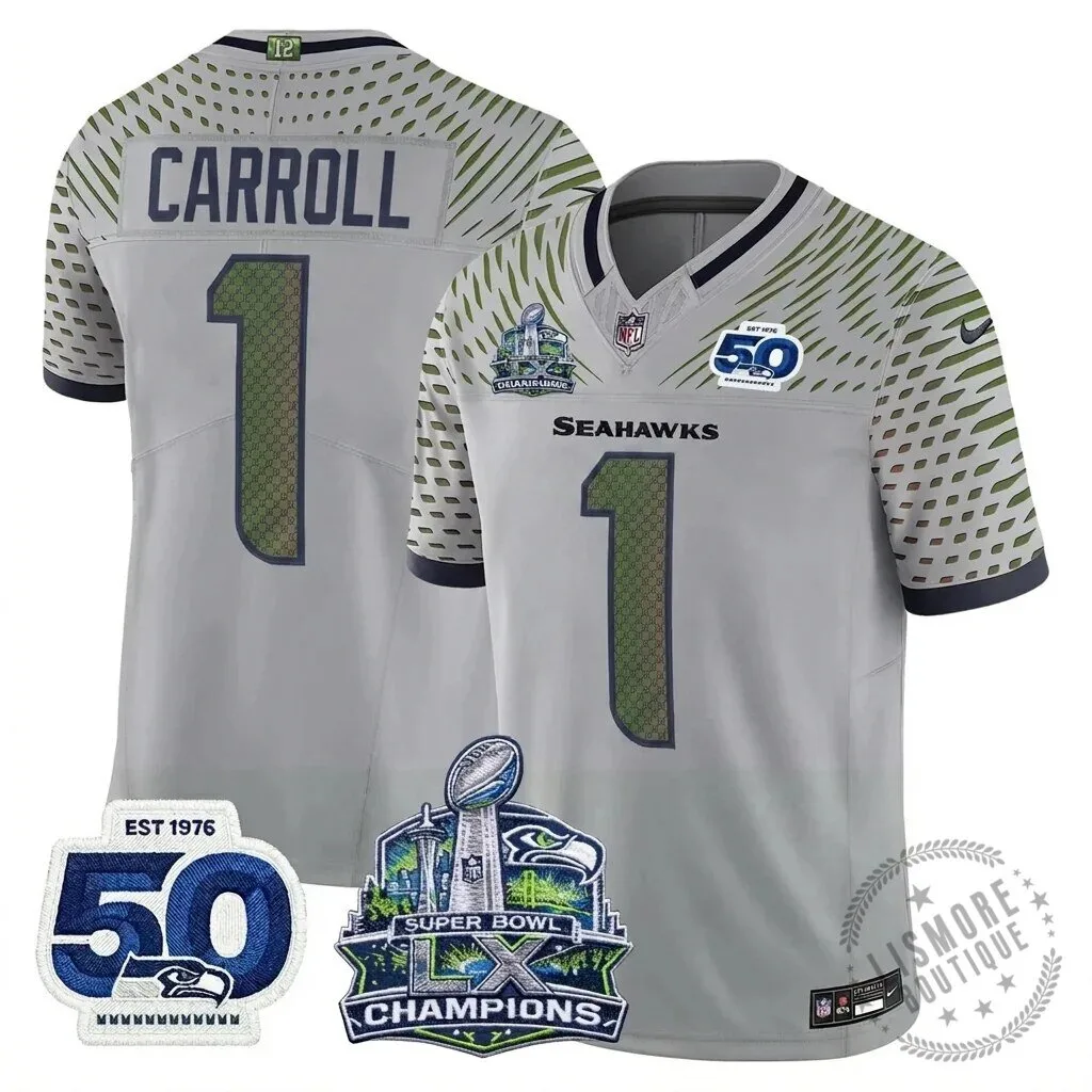 Seattle Seahawks Jaxon Smith-Njigba Super Bowl Champions Throwback Football Jersey 270 Seattle Seahawks Jaxon Smith-Njigba Super Bowl Champions Throwback Football Jersey