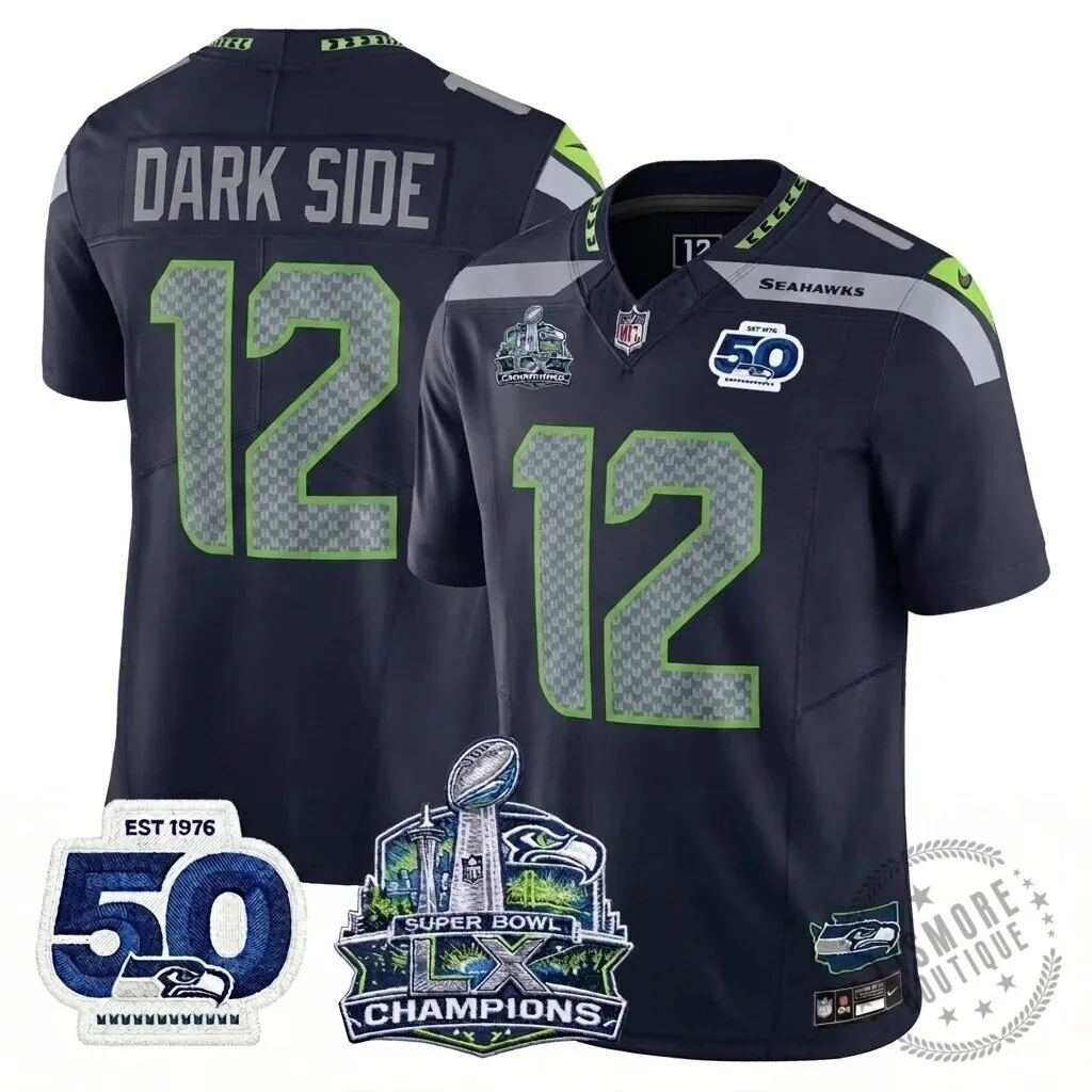 Seattle Seahawks Jaxon Smith-Njigba Super Bowl Champions Throwback Football Jersey 274 Seattle Seahawks Jaxon Smith-Njigba Super Bowl Champions Throwback Football Jersey