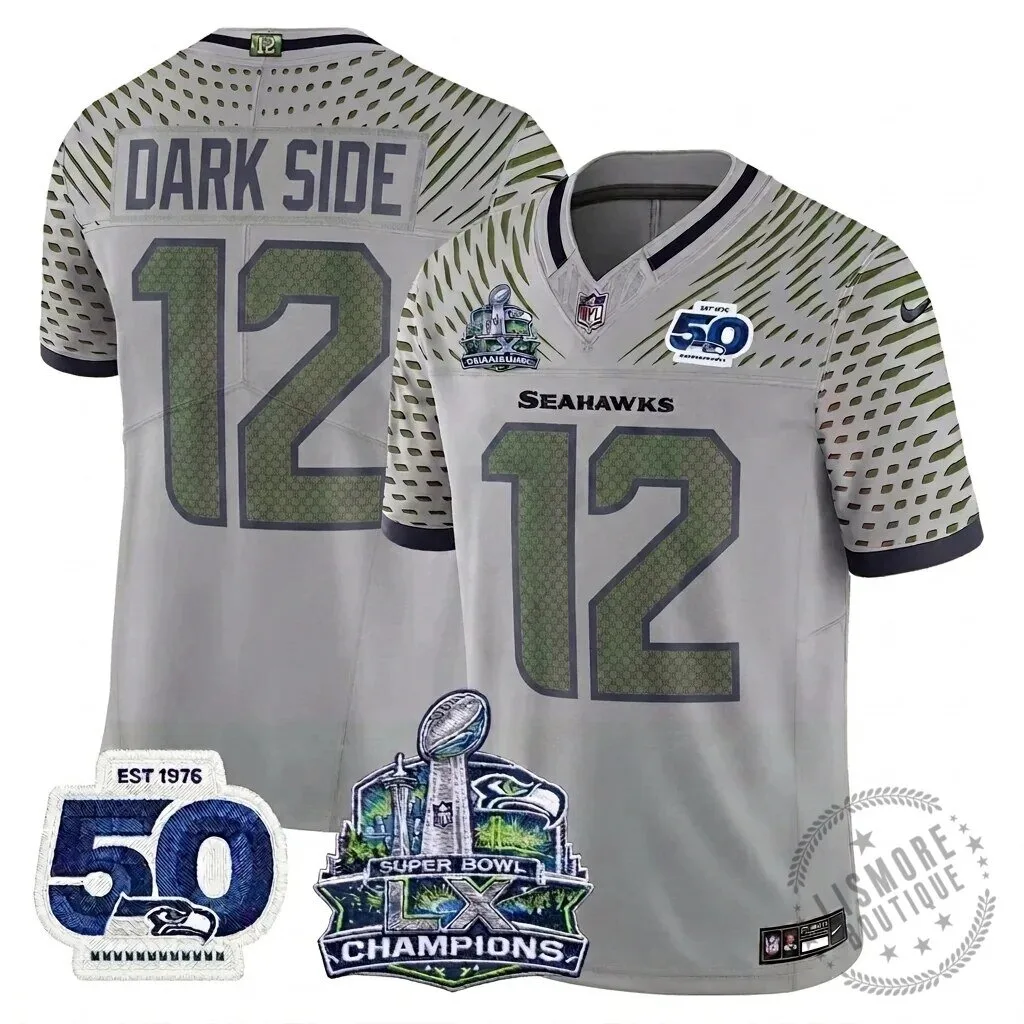 Seattle Seahawks Jaxon Smith-Njigba Super Bowl Champions Throwback Football Jersey 277 Seattle Seahawks Jaxon Smith-Njigba Super Bowl Champions Throwback Football Jersey
