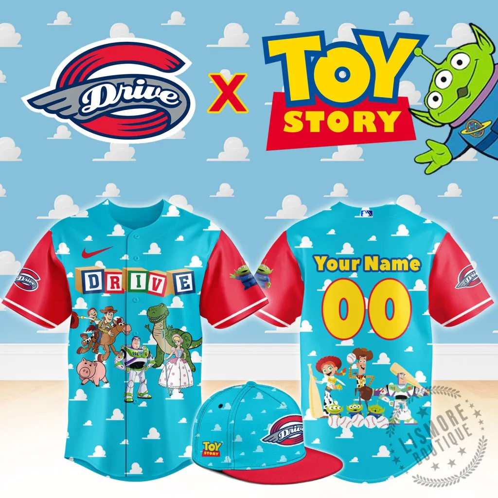 ..Greenville Drive Toy Story Night Limited Custom Jersey NN ..Greenville Drive Toy Story Night Limited Custom Jersey NN