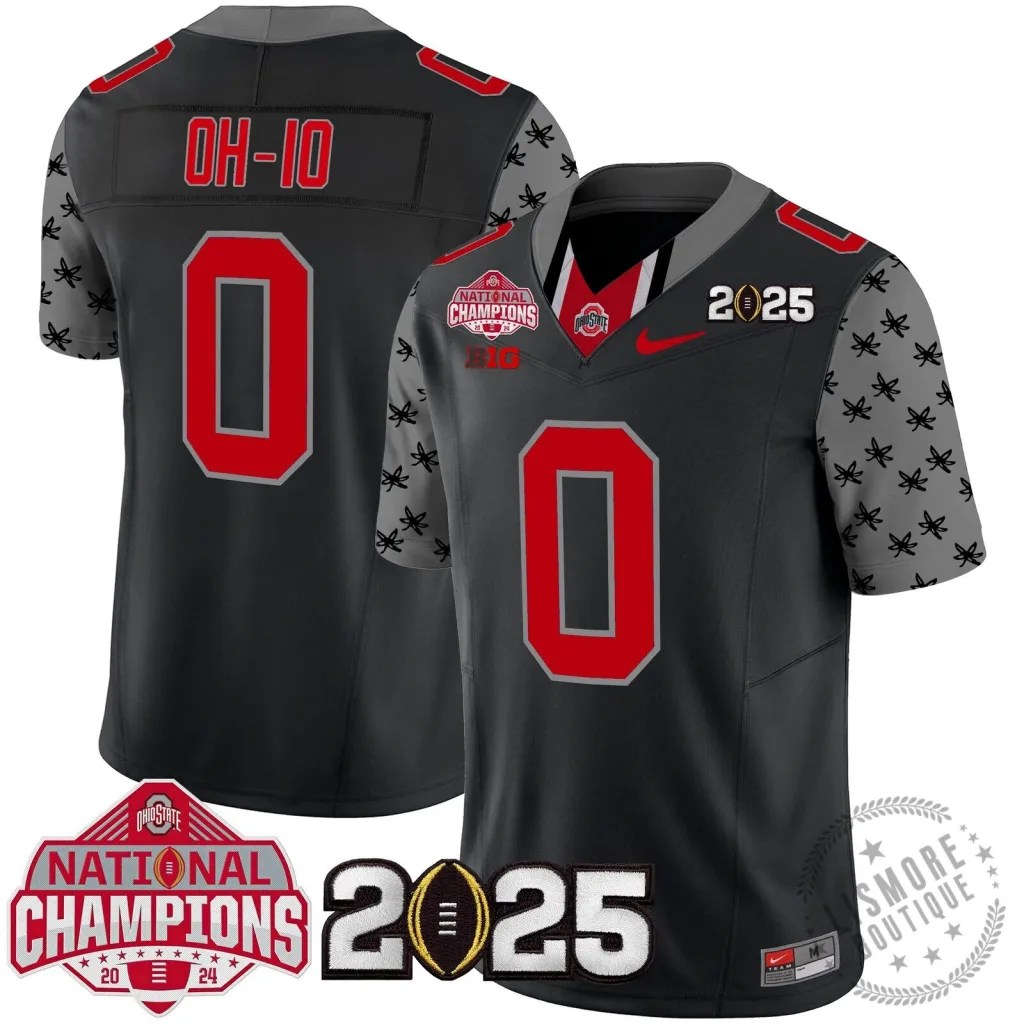 Ohio State Buckeyes National Champions 2025 Football Team Fan Jersey Ohio State Buckeyes National Champions 2025 Football Team Fan Jersey