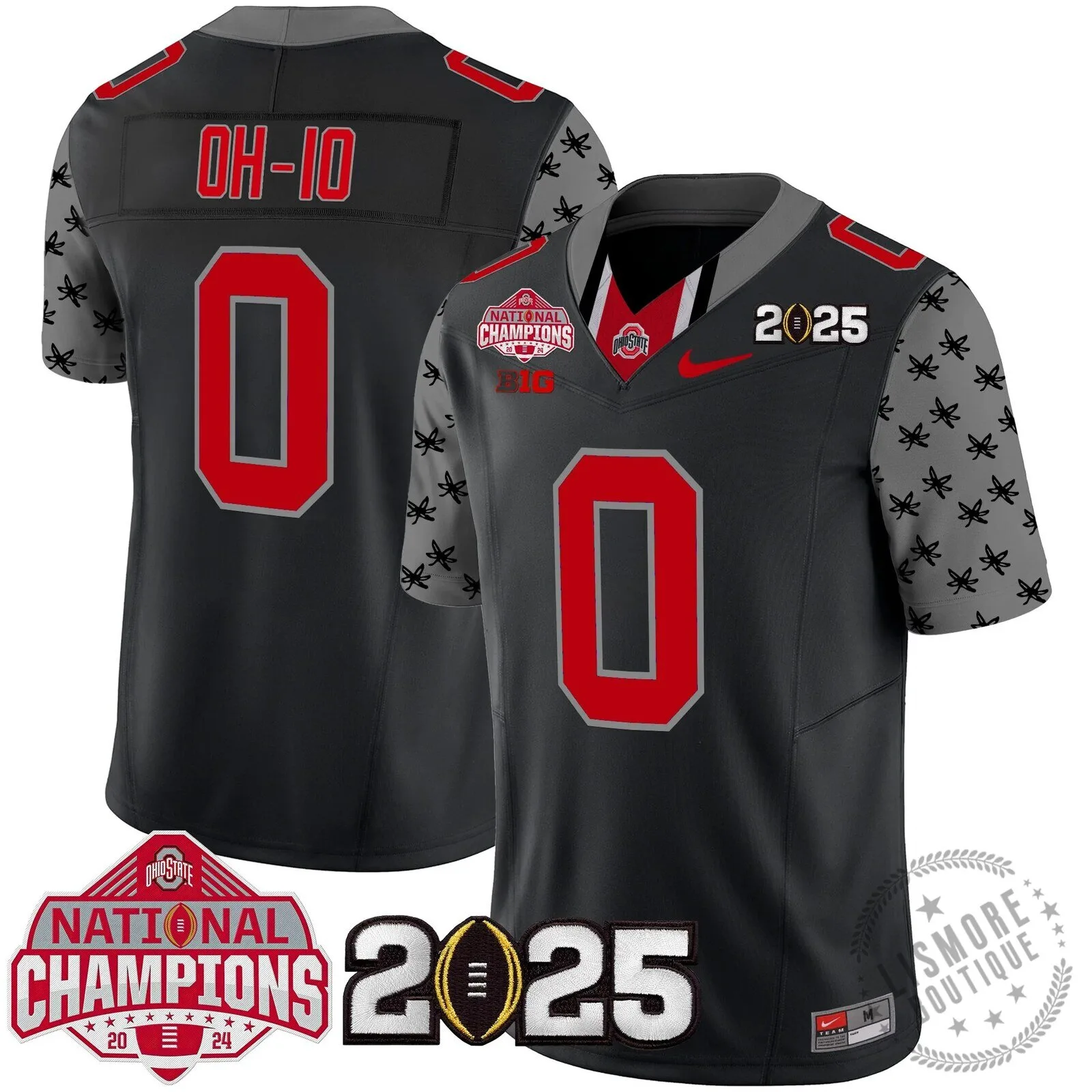 Ohio State Buckeyes National Champions 2025 Football Team Fan Jersey