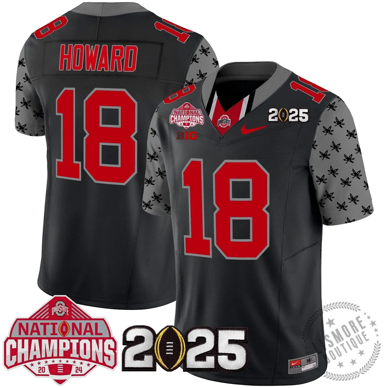 Ohio State Buckeyes National Champions 2025 Football Team Fan Jersey 63 Ohio State Buckeyes National Champions 2025 Football Team Fan Jersey