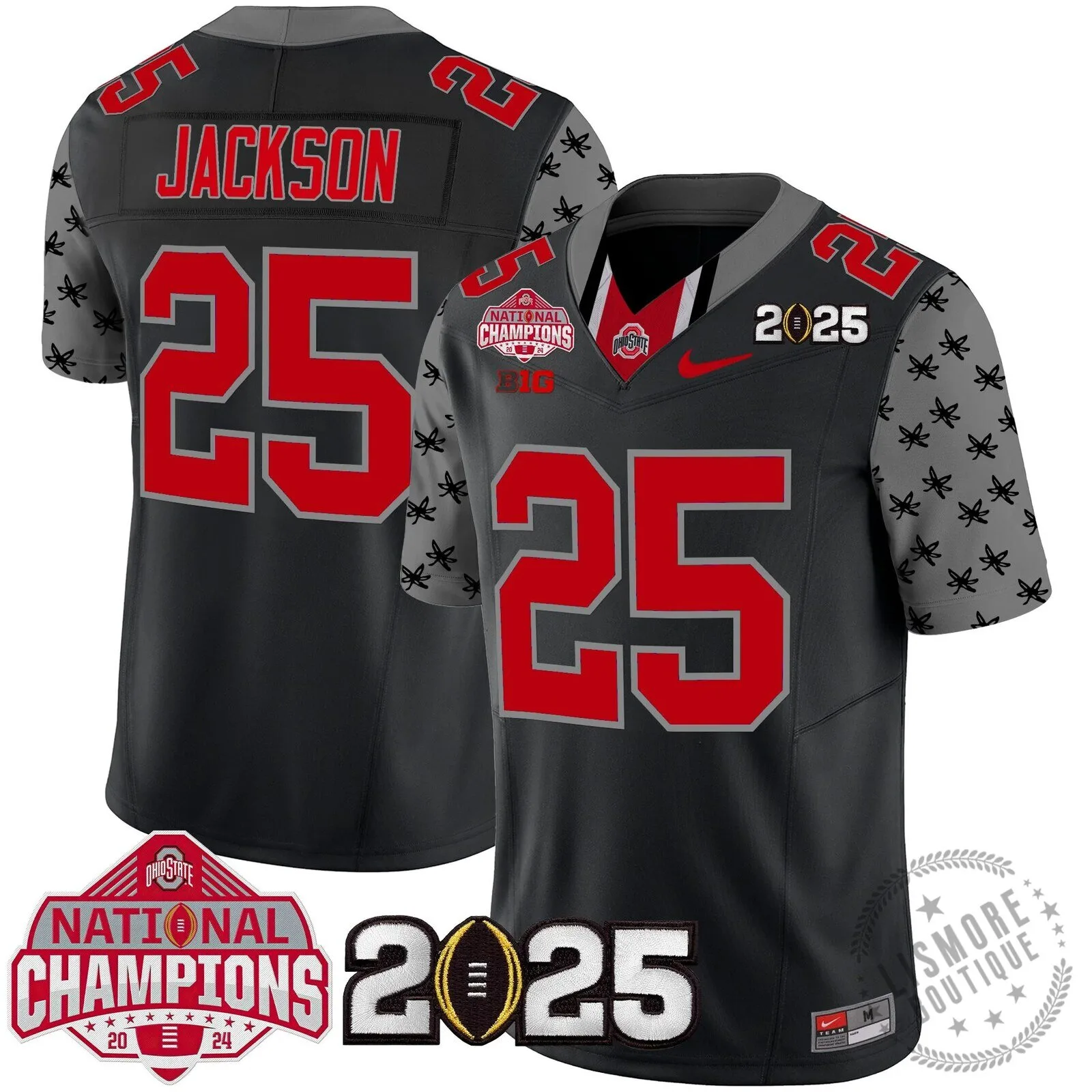 Ohio State Buckeyes National Champions 2025 Football Team Fan Jersey 69 Ohio State Buckeyes National Champions 2025 Football Team Fan Jersey