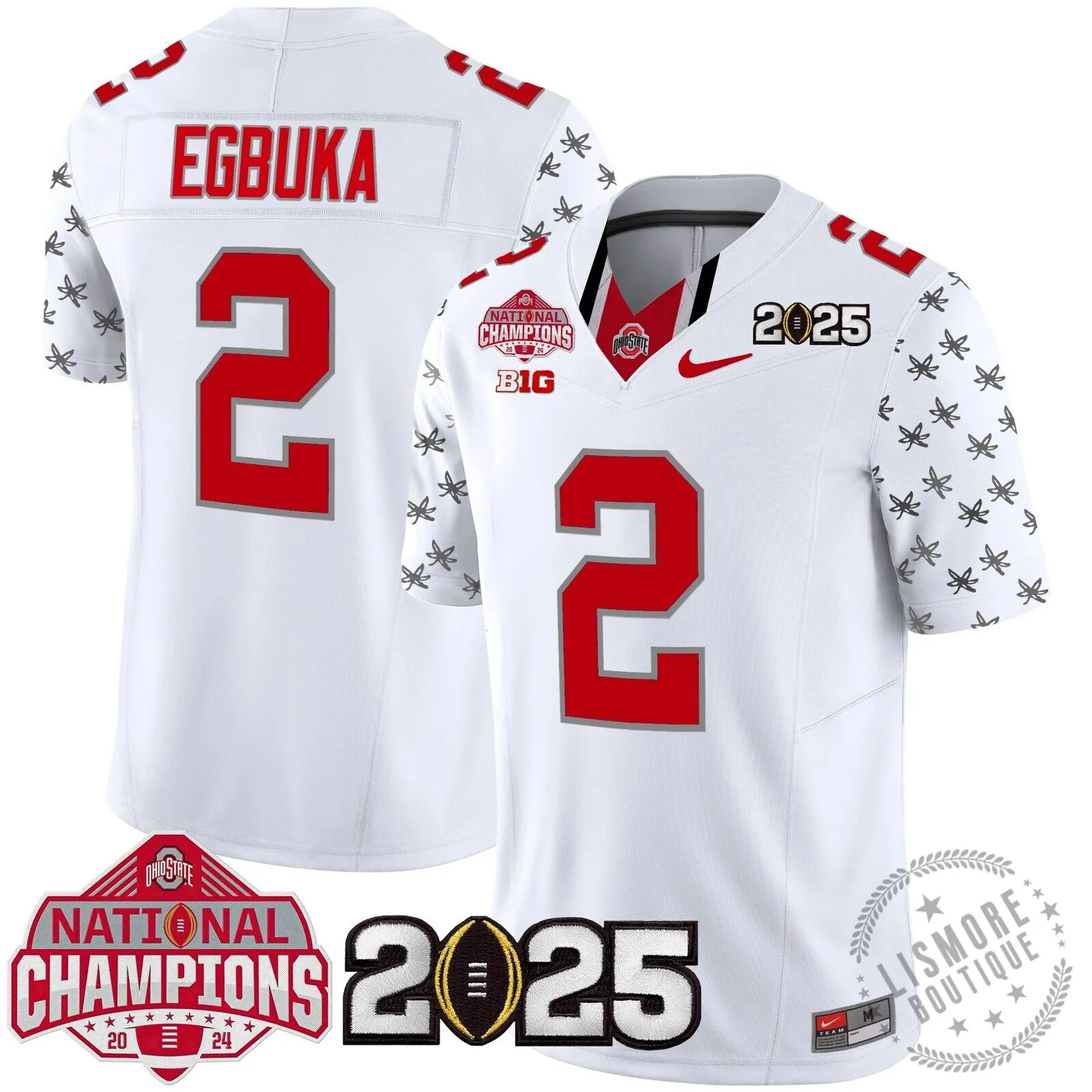 Ohio State Buckeyes National Champions 2025 Football Team Fan Jersey 77 Ohio State Buckeyes National Champions 2025 Football Team Fan Jersey