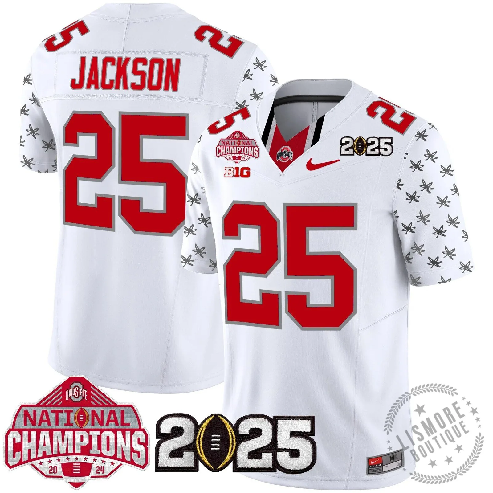 Ohio State Buckeyes National Champions 2025 Football Team Fan Jersey 79 Ohio State Buckeyes National Champions 2025 Football Team Fan Jersey