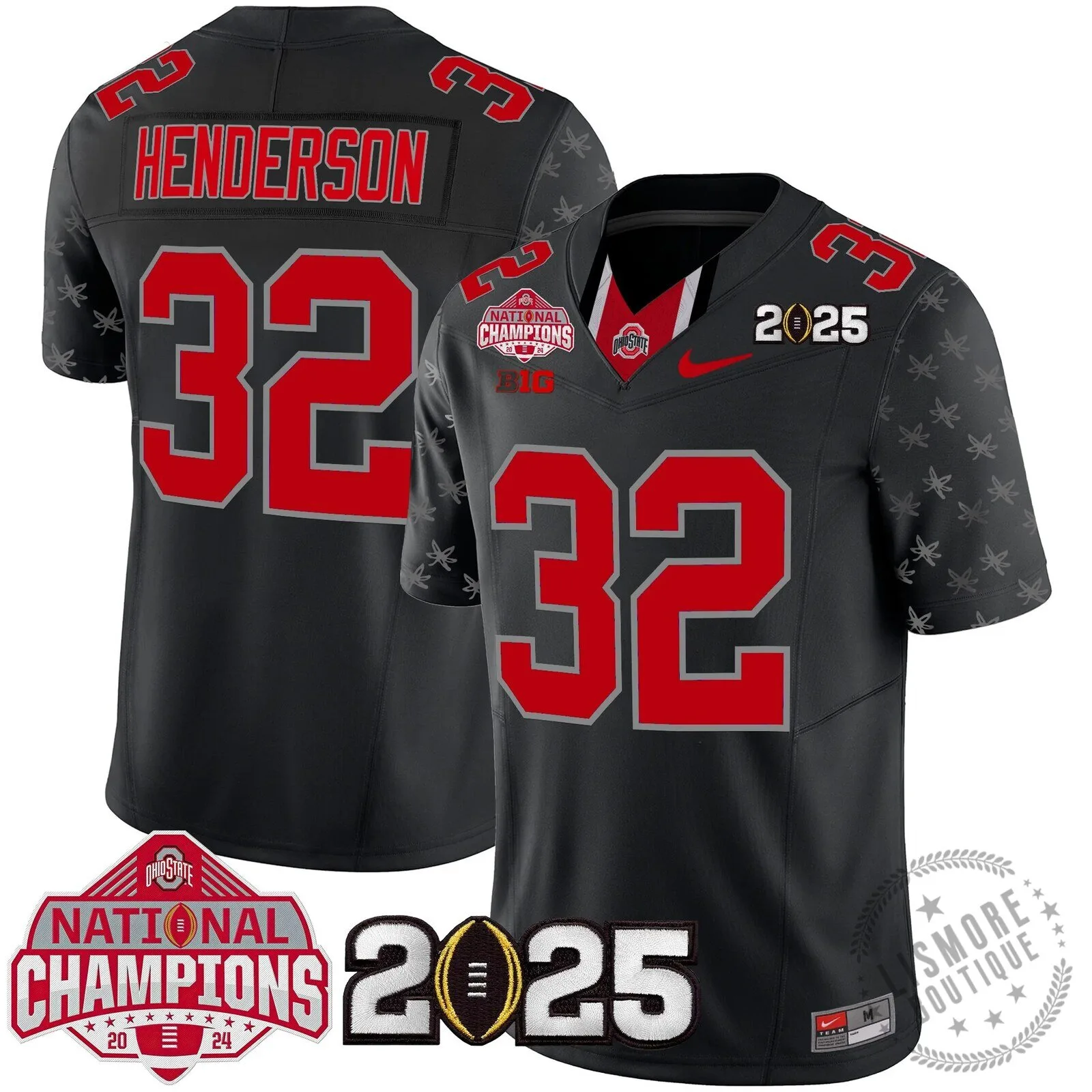 Ohio State Buckeyes National Champions 2025 Football Team Fan Jersey 116 Ohio State Buckeyes National Champions 2025 Football Team Fan Jersey