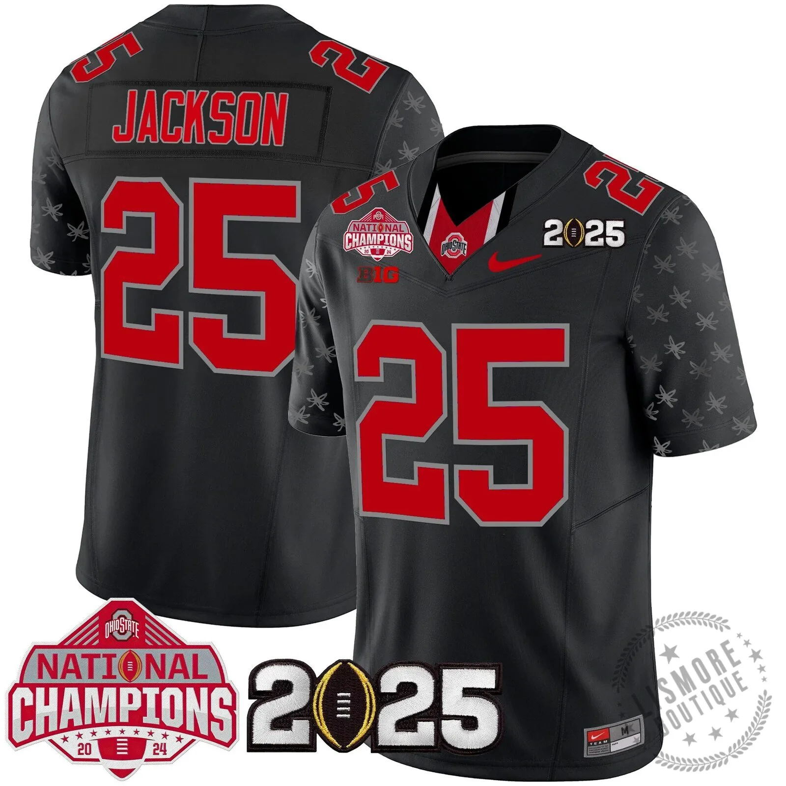 Ohio State Buckeyes National Champions 2025 Football Team Fan Jersey 119 Ohio State Buckeyes National Champions 2025 Football Team Fan Jersey