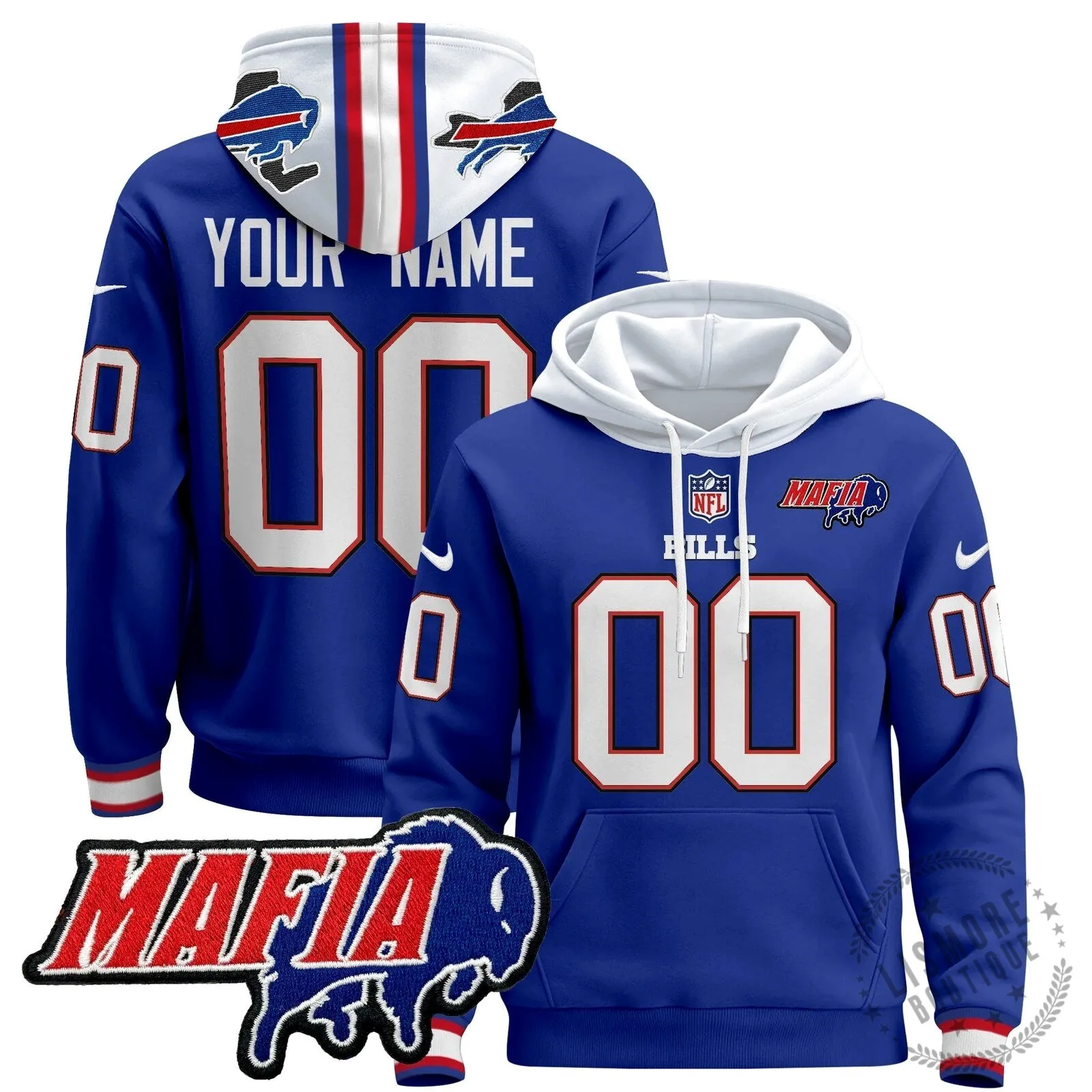 Buffalo Bills Mafia Personalized Pullover Hoodie