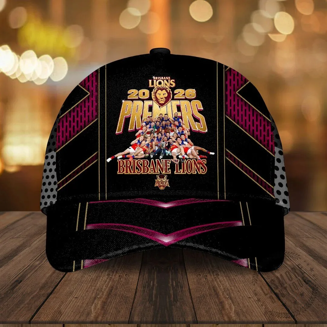 Brisbane Lions 2026 Premiers Australian Football League Classic Cap Hat