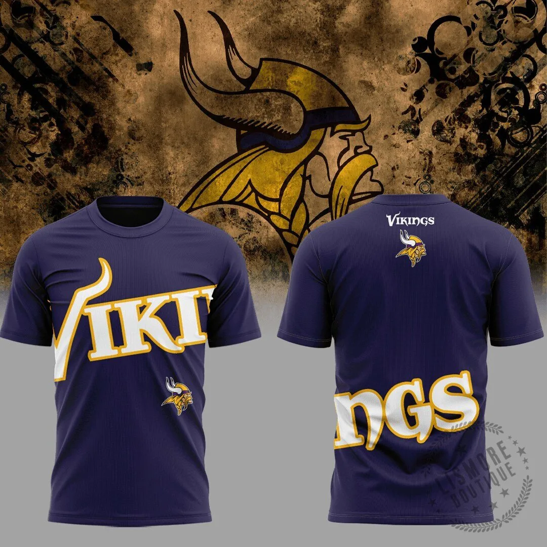 Minnesota Vikings Football Team Fan Short Sleeve T-Shirt