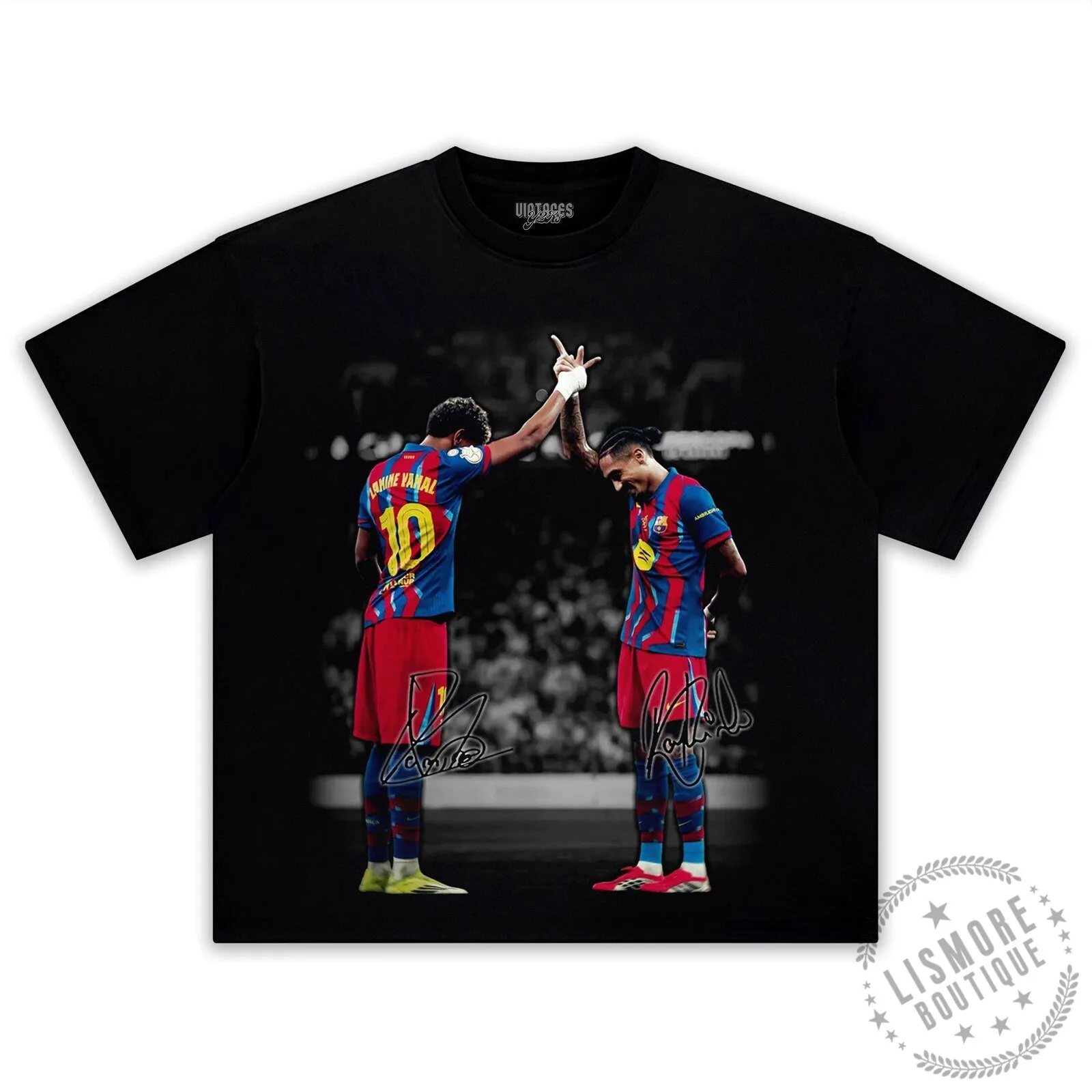 Lamine Yamal Raphinha Barcelona Football Club T-Shirt