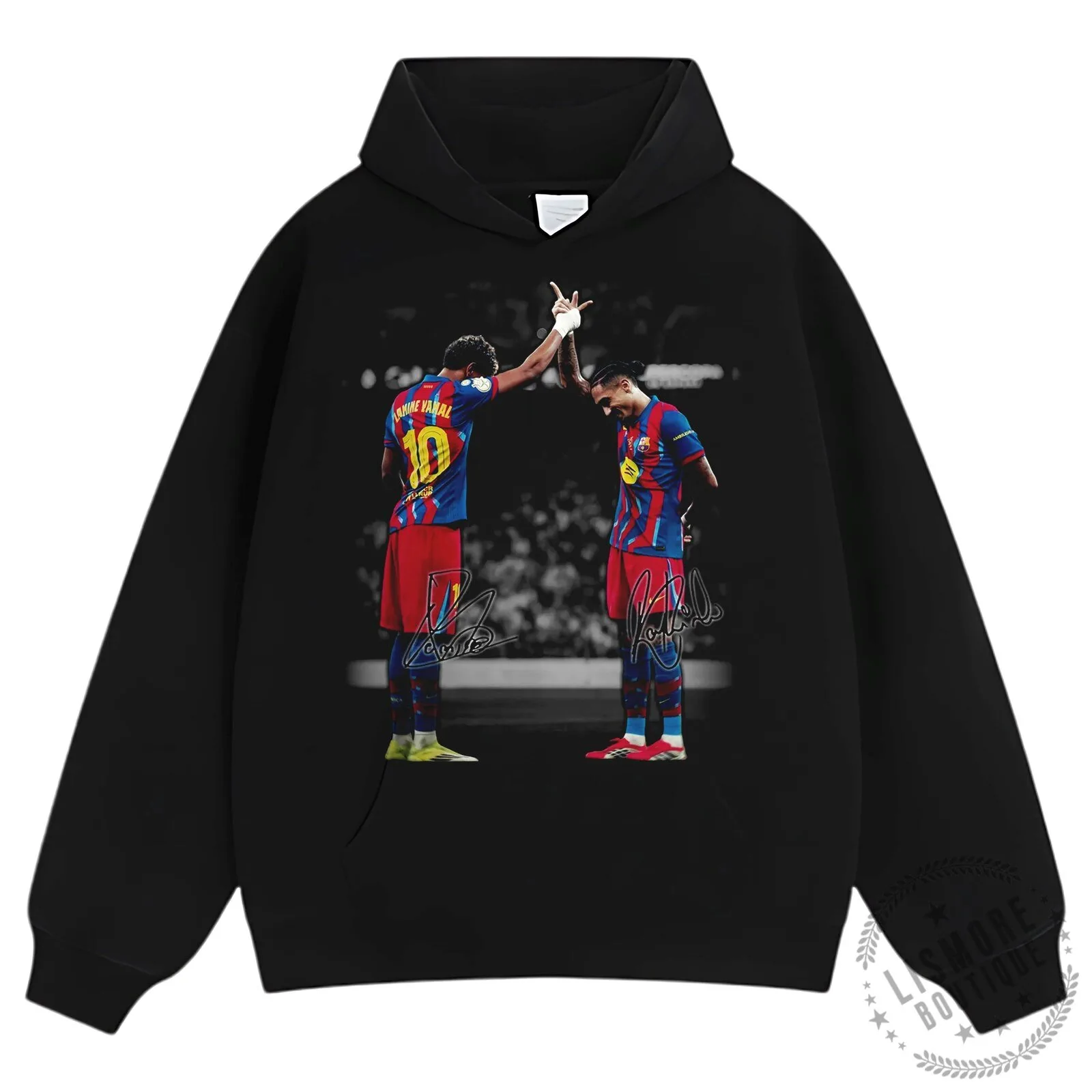 Lamine Yamal Raphinha Barcelona Football Club T-Shirt 9 Lamine Yamal Raphinha Barcelona Football Club T-Shirt
