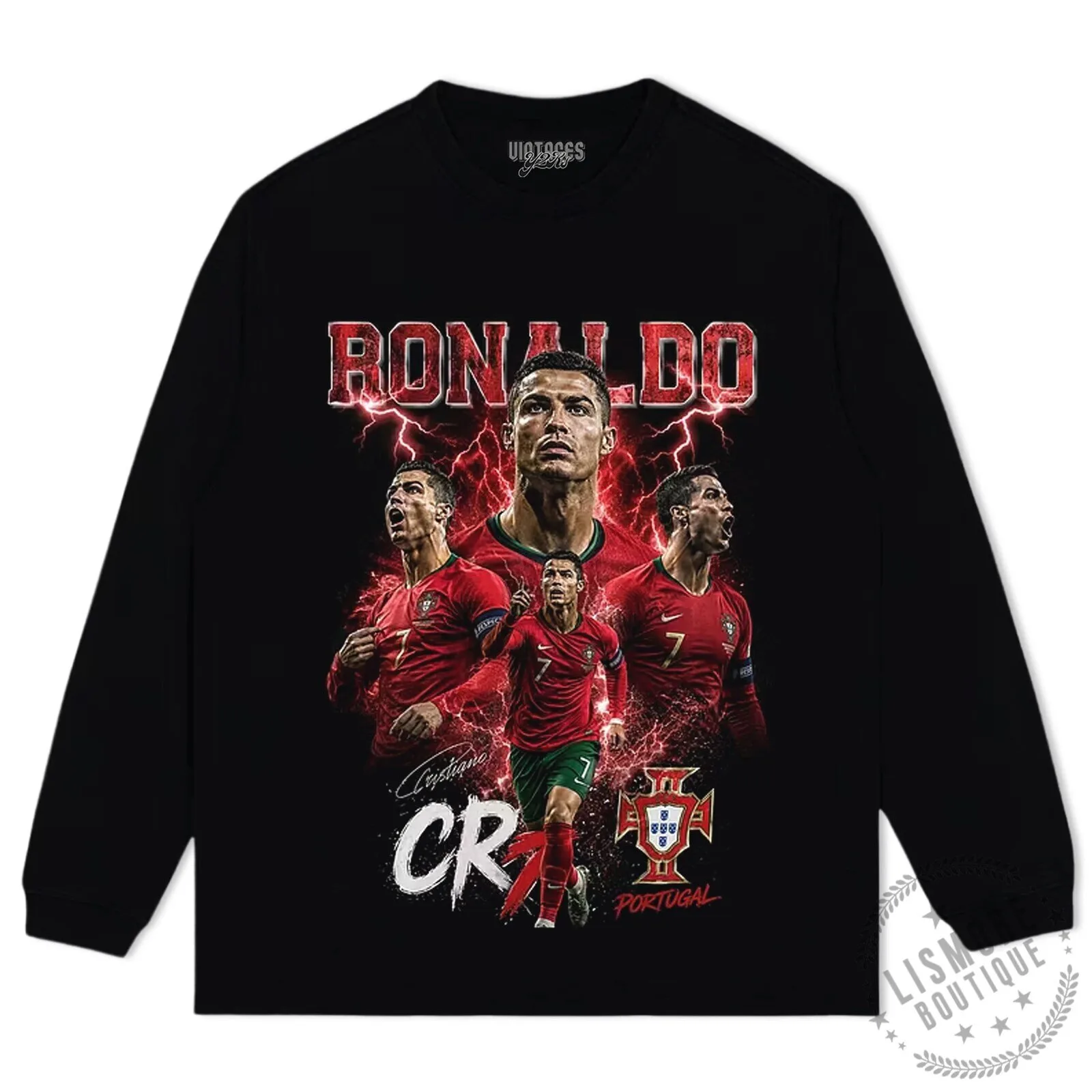 Cristiano Ronaldo Graphic Tee: Portugal Football Legend Design 11 Cristiano Ronaldo Graphic Tee: Portugal Football Legend Design
