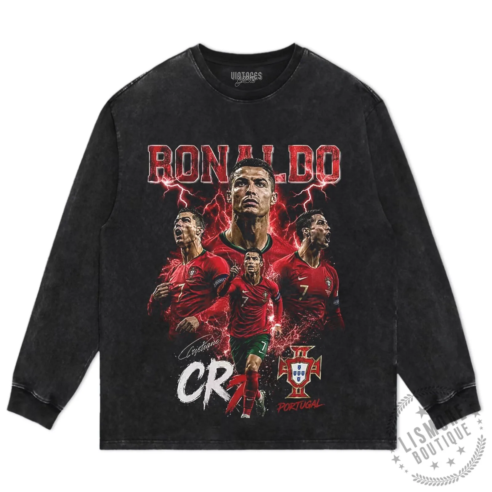 Cristiano Ronaldo Graphic Tee: Portugal Football Legend Design 12 Cristiano Ronaldo Graphic Tee: Portugal Football Legend Design