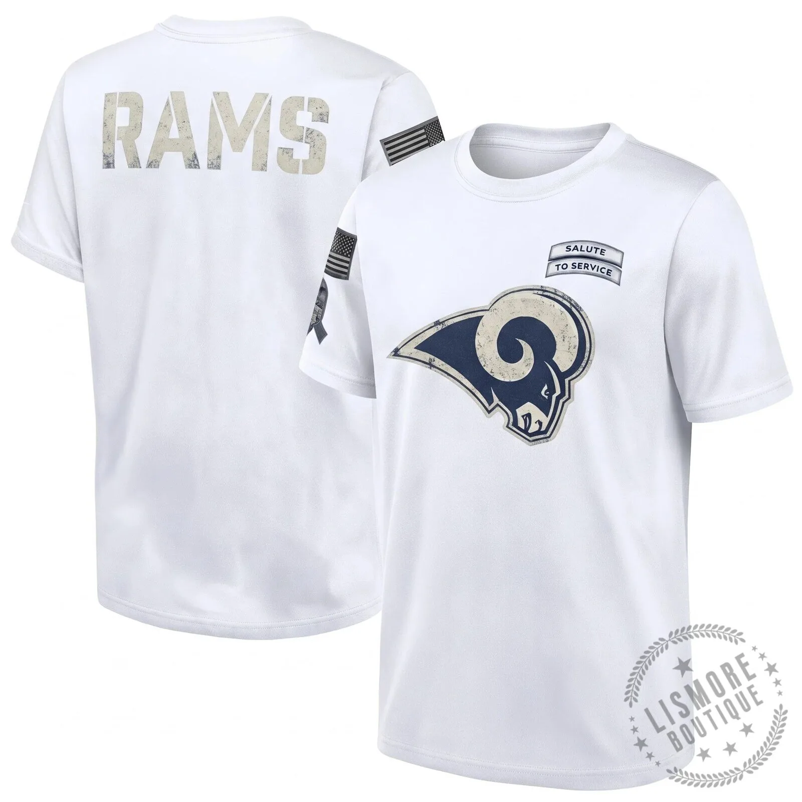 Military Appreciation T-Shirt for Los Angeles Rams Salute To Service 9 Military Appreciation T-Shirt for Los Angeles Rams Salute To Service