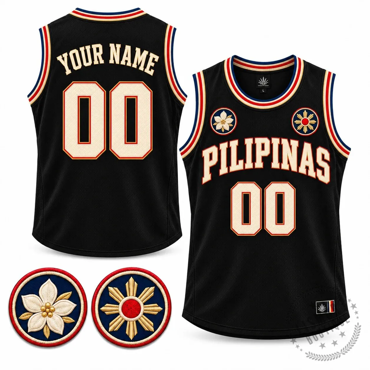 Pilipinas Heritage Custom Basketball Team Jersey with Name and Number 5 Pilipinas Heritage Custom Basketball Team Jersey with Name and Number