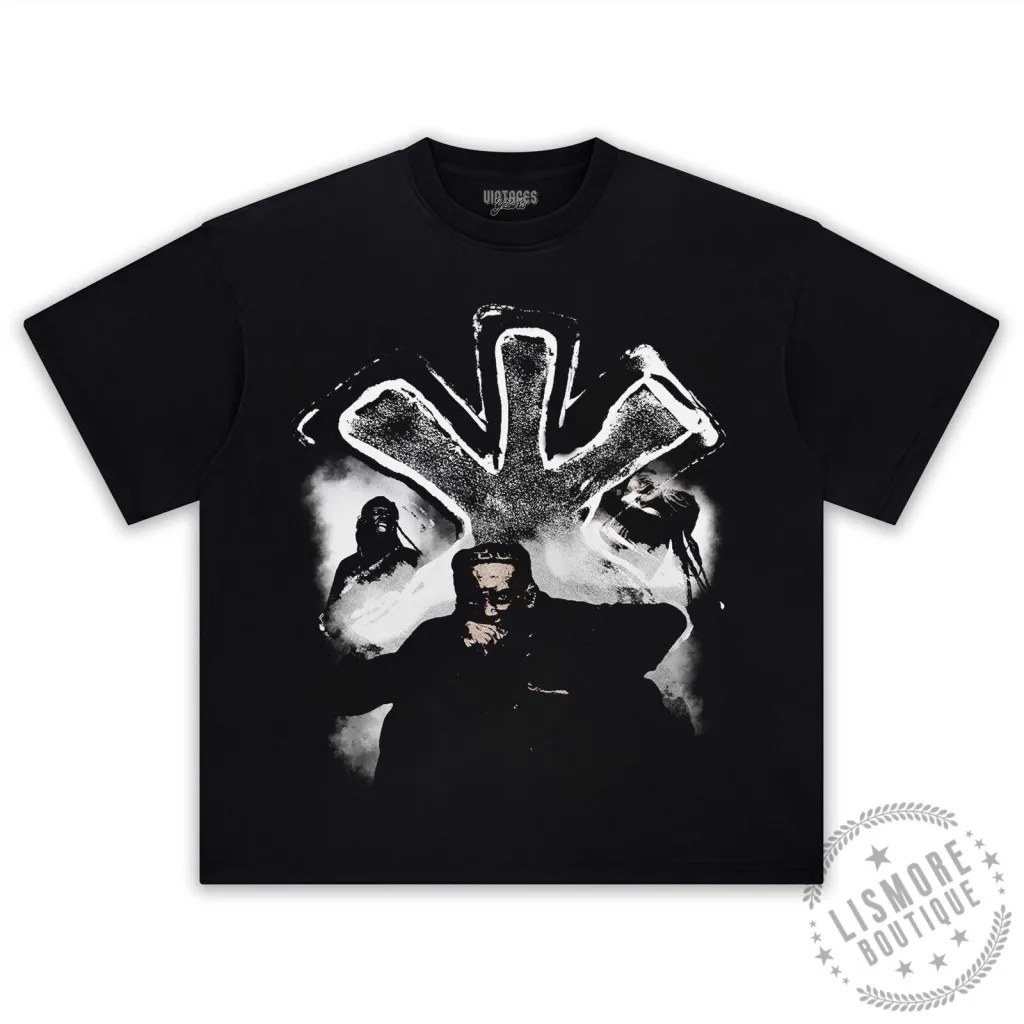 Playboi Carti Antagonist Tour Black Graphic T-Shirt Playboi Carti Antagonist Tour Black Graphic T-Shirt