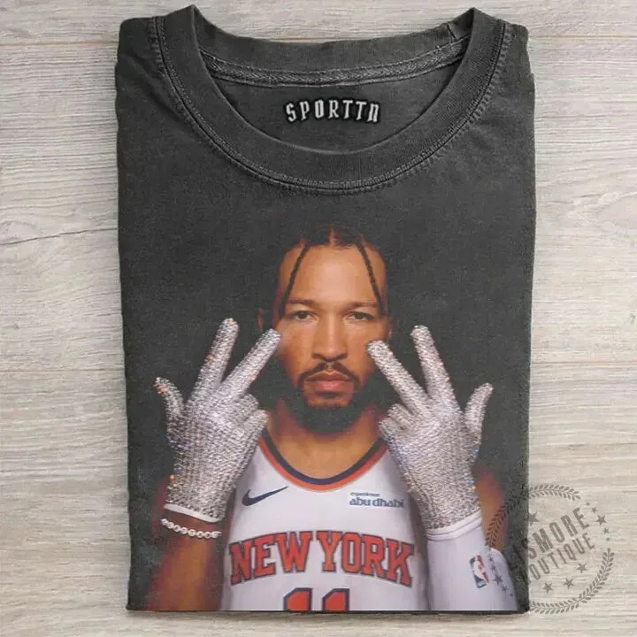 Jalen Brunson New York Basketball Player Graphic Print T-Shirt