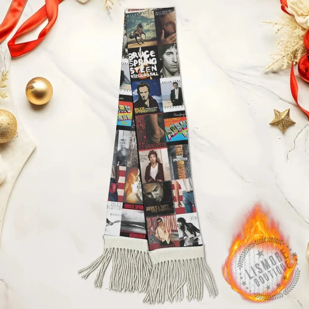 Bruce Springsteen Album Covers Music Fan Scarf 6 Bruce Springsteen Album Covers Music Fan Scarf