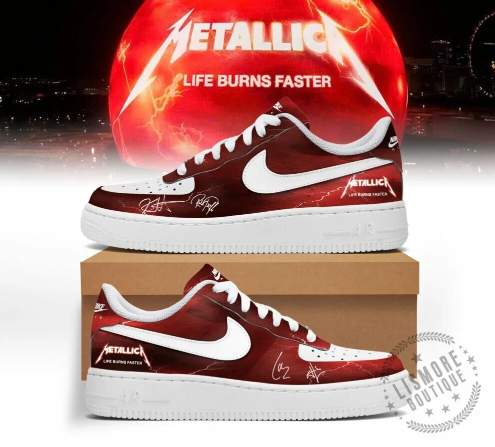 Bruce Springsteen Album Covers Music Fan Scarf 4 Metallica Life Burns Faster Sphere Las Vegas Concert Air Force 1 Shoes