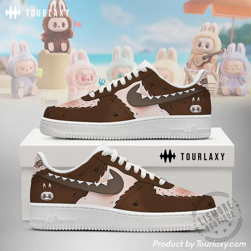 Labubu The Monsters Chestnut Cocoa Custom Air Force 1 Shoes 2 Labubu The Monsters Chestnut Cocoa Custom Air Force 1 Shoes