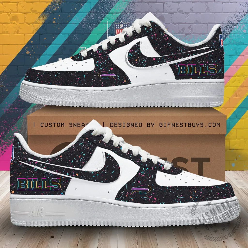 Buffalo Bills Crucial Catch 2025 Custom Design Air Force 1 Sneakers 1 Buffalo Bills Crucial Catch 2025 Custom Design Air Force 1 Sneakers
