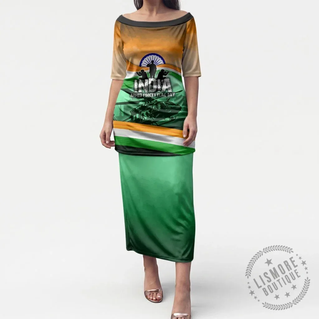 India Armed Forces Flag Day Patriotic Indian Military Support Dress