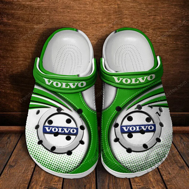 Volvo Car Logo Blue And White Pattern Classic Comfortable Crocs Shoes 13 Volvo Car Logo Blue And White Pattern Classic Comfortable Crocs Shoes